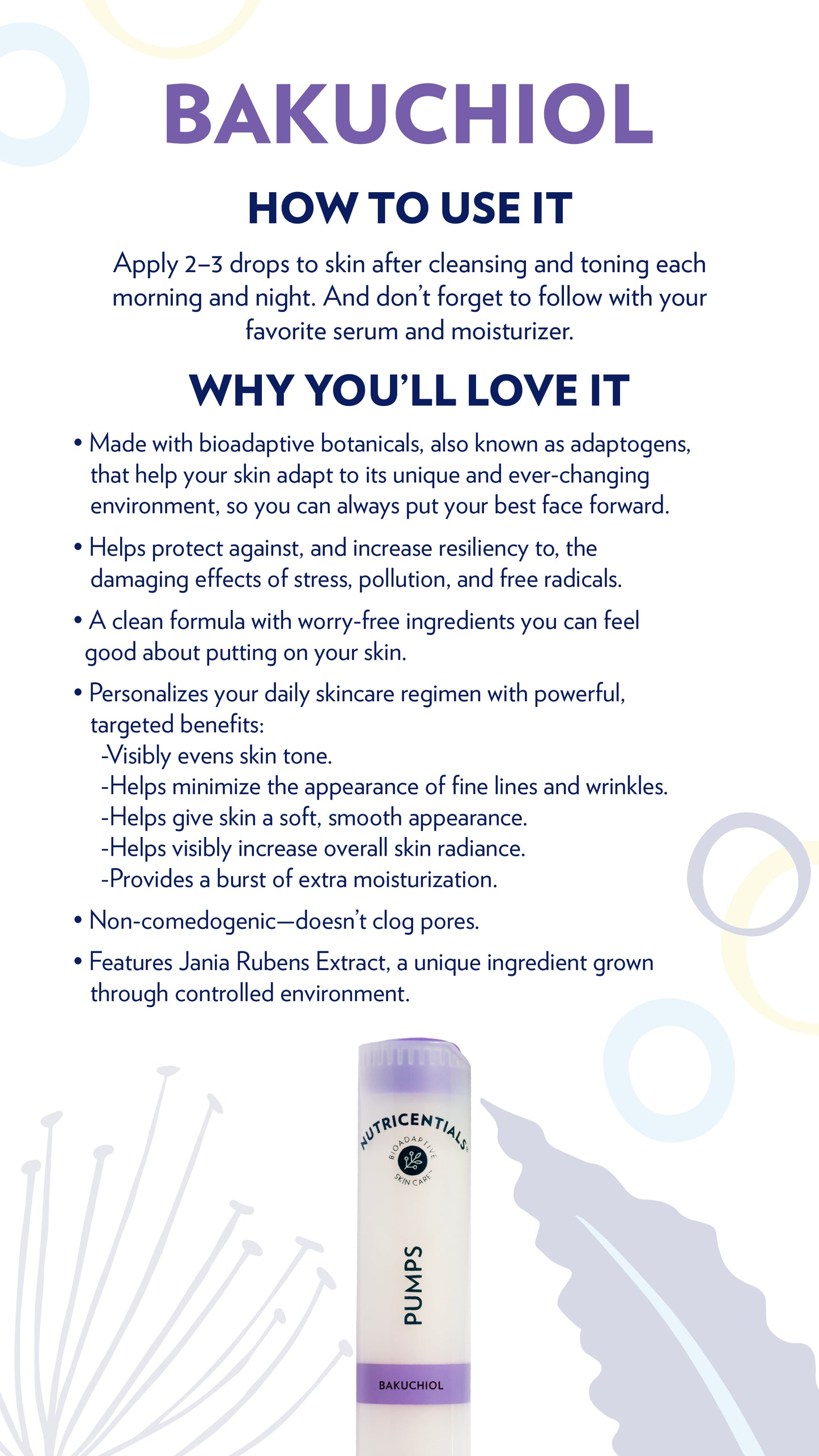 Nutricentials Bakuchiol Pump Serum